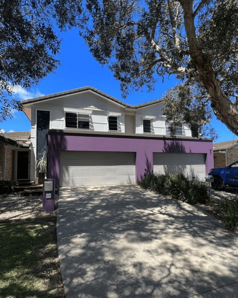 Modern townhouse freshly painted