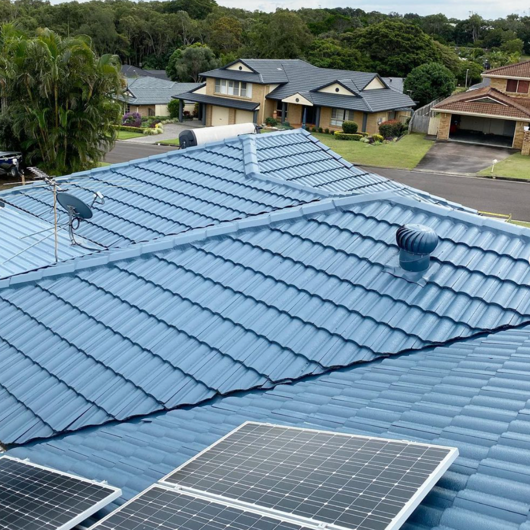 G Knight Painting residential roof paint job